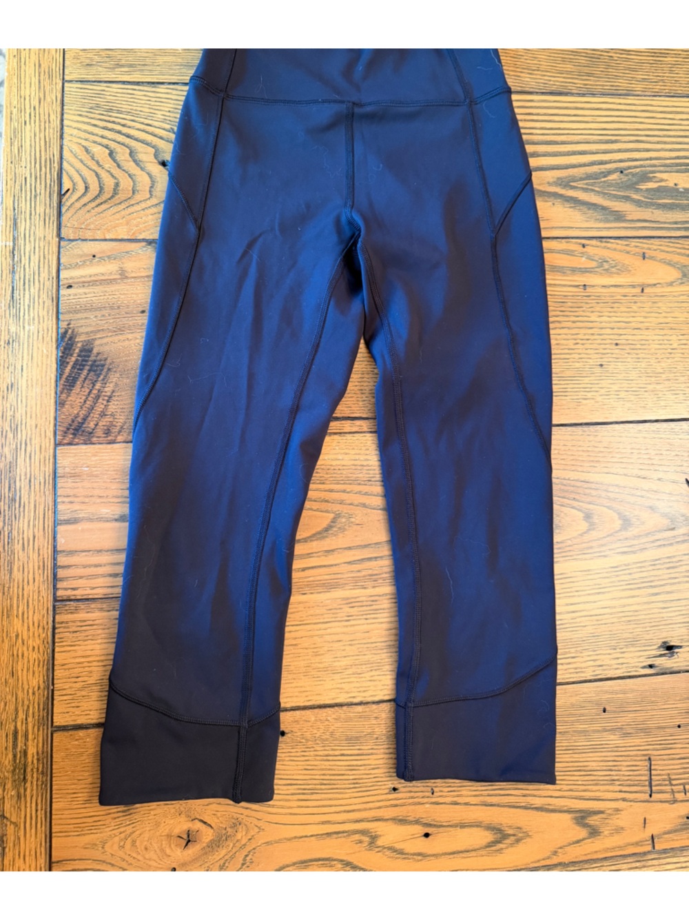 Lululemon Black Cropped Leggings, Size 4